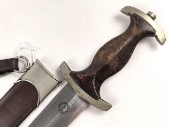 SA Dienstdolch, saubere Klinge von "AESCULAP Tuttlingen" Getragenes Stück in gutem Gesamtzustand