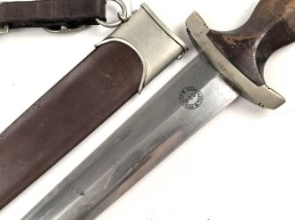 SA Dienstdolch, saubere Klinge von "AESCULAP Tuttlingen" Getragenes Stück in gutem Gesamtzustand