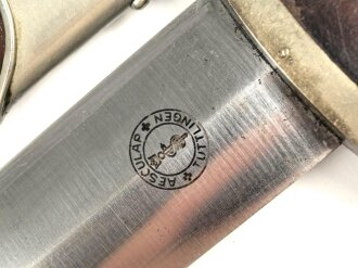 SA Dienstdolch, saubere Klinge von "AESCULAP Tuttlingen" Getragenes Stück in gutem Gesamtzustand