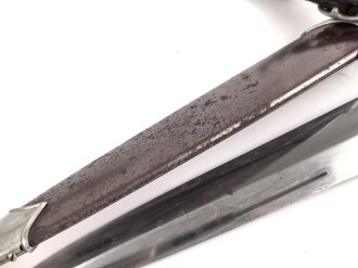 SA Dienstdolch, saubere Klinge von "AESCULAP Tuttlingen" Getragenes Stück in gutem Gesamtzustand