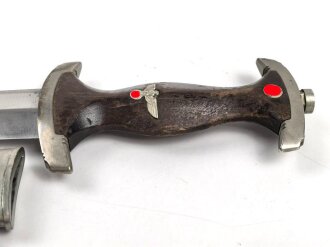 SA Dienstdolch, saubere Klinge von "AESCULAP Tuttlingen" Getragenes Stück in gutem Gesamtzustand