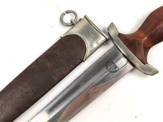 SA Dienstdolch, saubere Klinge von "Malsch & Ambronn Steinach" Getragenes Stück in gutem Gesamtzustand, ungereinigt