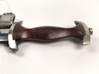 SA Dienstdolch, saubere Klinge von "Malsch & Ambronn Steinach" Getragenes Stück in gutem Gesamtzustand, ungereinigt