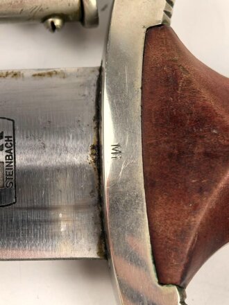 SA Dienstdolch, saubere Klinge von "Malsch & Ambronn Steinach" Getragenes Stück in gutem Gesamtzustand, ungereinigt