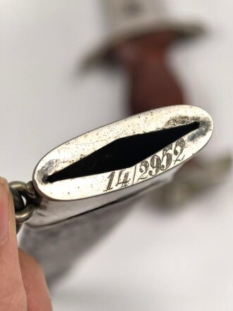 SA Dienstdolch, saubere Klinge von "Malsch & Ambronn Steinach" Getragenes Stück in gutem Gesamtzustand, ungereinigt