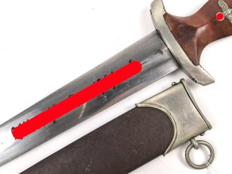 SA Dienstdolch, saubere Klinge von "Malsch & Ambronn Steinach" Getragenes Stück in gutem Gesamtzustand, ungereinigt