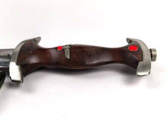 SA Dienstdolch, saubere Klinge von "Malsch & Ambronn Steinach" Getragenes Stück in gutem Gesamtzustand, ungereinigt