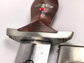 SA Dienstdolch, saubere Klinge von "Malsch & Ambronn Steinach" Getragenes Stück in gutem Gesamtzustand, ungereinigt