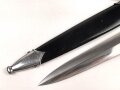 NSKK Dienstdolch, saubere Klinge von  M7/19 " Eduard Wüsthof "  datiert 1938 . Minimal getragenes Stück in sehr gutem Gesamtzustand.