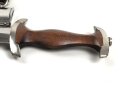NSKK Dienstdolch, saubere Klinge von  M7/19 " Eduard Wüsthof "  datiert 1938 . Minimal getragenes Stück in sehr gutem Gesamtzustand.