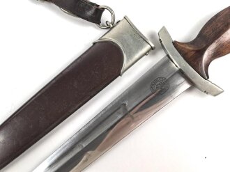 SA Dienstdolch, Hersteller "Wilhelm Kober Suhl" Getragenes Stück in gutem Gesamtzustand, ungereinigt