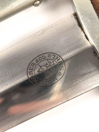 SA Dienstdolch, Hersteller "Wilhelm Kober Suhl" Getragenes Stück in gutem Gesamtzustand, ungereinigt