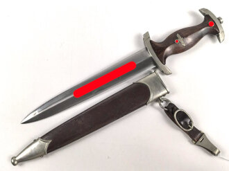 SA Dienstdolch, Hersteller "Wilhelm Kober Suhl" Getragenes Stück in gutem Gesamtzustand, ungereinigt