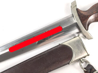 SA Dienstdolch, Hersteller "Wilhelm Kober Suhl" Getragenes Stück in gutem Gesamtzustand, ungereinigt