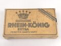 Pack " Rhein-König" Tabak, ungeöffnet, Steuerbanderole mit Hakenkreuz