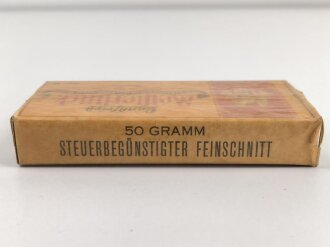 Pack " Landfried Meisterstück" Tabak, ungeöffnet, Steuerbanderole mit Hakenkreuz