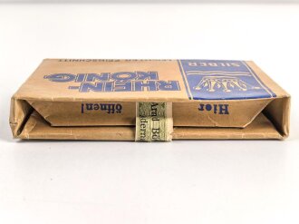 Pack " Rhein-König" Tabak, ungeöffnet, Steuerbanderole mit Hakenkreuz