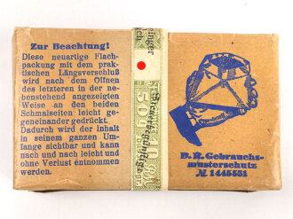 Pack " Rhein-König" Tabak, ungeöffnet, Steuerbanderole mit Hakenkreuz