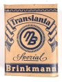 Pack " Translanta" Tabak, ungeöffnet, Steuerbanderole mit Hakenkreuz