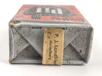 Pack " Pil Schäg" Tabak, ungeöffnet, Steuerbanderole mit Hakenkreuz