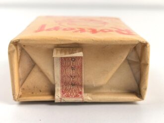 Pack " Rotkopf " Tabak, ungeöffnet, Steuerbanderole mit Hakenkreuz