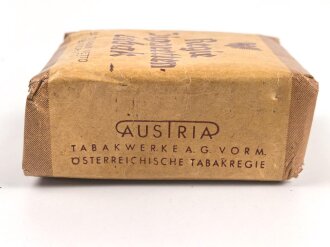 Pack " Regie Zigarettentabak"  ungeöffnet, Steuerbanderole mit Hakenkreuz