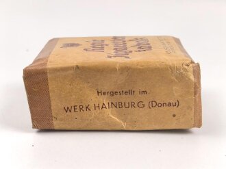 Pack " Regie Zigarettentabak"  ungeöffnet, Steuerbanderole mit Hakenkreuz