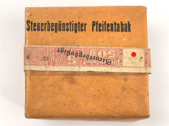 Pack " Böninger Leibspeise"  Tabak, ungeöffnet, Steuerbanderole mit Hakenkreuz