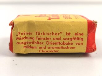 Pack " Feinster Türkischer Zigarettentabak"  ungeöffnet, Steuerbanderole mit Hakenkreuz