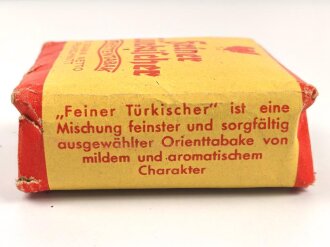 Pack " Feinster Türkischer Zigarettentabak"  ungeöffnet, Steuerbanderole mit Hakenkreuz