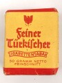 Pack " Feinster Türkischer Zigarettentabak"  ungeöffnet, Steuerbanderole mit Hakenkreuz