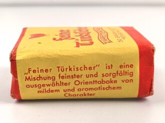 Pack " Feinster Türkischer Zigarettentabak"  ungeöffnet, Steuerbanderole mit Hakenkreuz