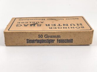Pack " Hunter Shag Auslese"  ungeöffnet, Steuerbanderole mit Hakenkreuz