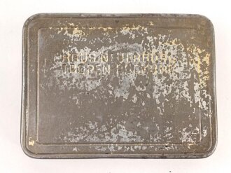 Blechdose  "Güldenring Zigaretten" , Tropenpackung, geöffnet, leer