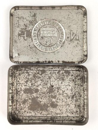 Blechdose  "Güldenring Zigaretten" , Tropenpackung, geöffnet, leer