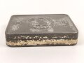 Blechdose  "Güldenring Zigaretten" , Tropenpackung, geöffnet, leer