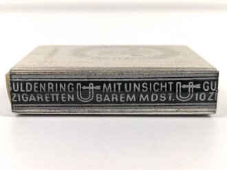 Pack " Güldenring " Zigaretten, ungeöffnet, Steuerbanderole mit Hakenkreuz