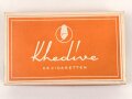 Pack "Khedive" Zigaretten, ungeöffnet, Steuerbanderole mit Hakenkreuz