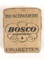 Pack "Bosco" Zigaretten, ungeöffnet, Steuerbanderole in Reichsmark