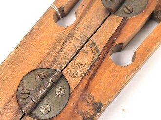 Stiefelauszieher " Stiefelknecht" aus Holz, faltbar. Gesamtlänge 33cm