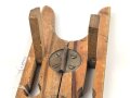 Stiefelauszieher " Stiefelknecht" aus Holz, faltbar. Gesamtlänge 33cm