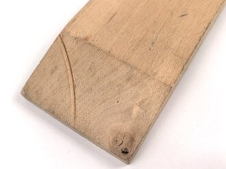 Stiefelauszieher " Stiefelknecht" aus Holz," Sturm DRGM" . Gesamtlänge 35cm