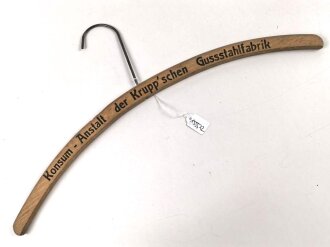 Kleiderbügel " Konsum Anstalt der Krupp`schen Gussstahlfabrik"