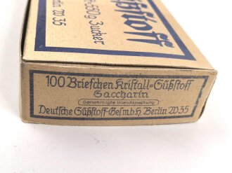 100 Briefchen "Kristall Süßstoff...