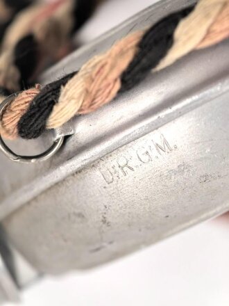 Reservistenflasche Wehrmacht, Ausführung für einen Kradmelder.  Gebraucht, guter Gesamtzustand