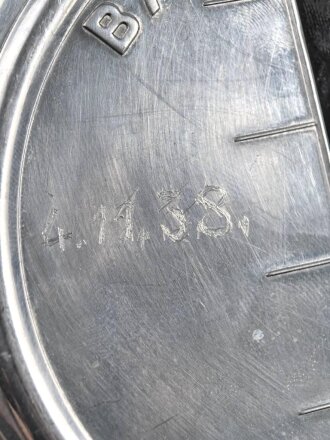 Reservistenflasche Wehrmacht, "Zur Erinnerung an meine Dienstzeit 18. ( E.I.G ) Infanterie Regiment 75 Donaueschingen