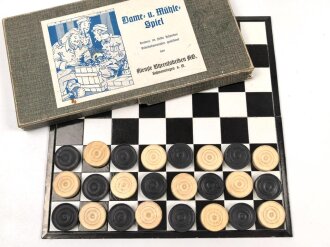 "Dame und Mühle Spiel" unseren in Felde...