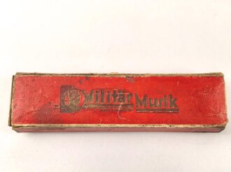 Mundharmonika " Militär Musik" ungereinigt, in der originalen Umverpackung