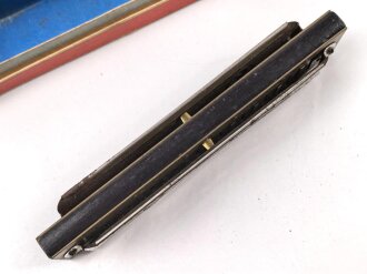 Mundharmonika " Militär Musik" ungereinigt, in der originalen Umverpackung