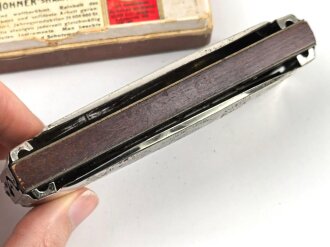Mundharmonika " SA marschiert" ungereinigt, in der - desolaten -  originalen Umverpackung
